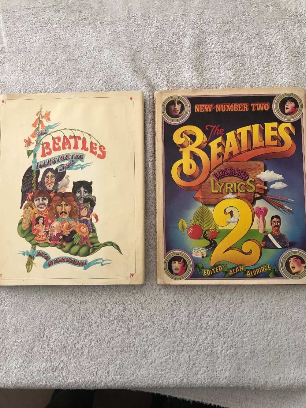 The Beatles Illustrated Lyrics Number 1 & 2 Hardcover